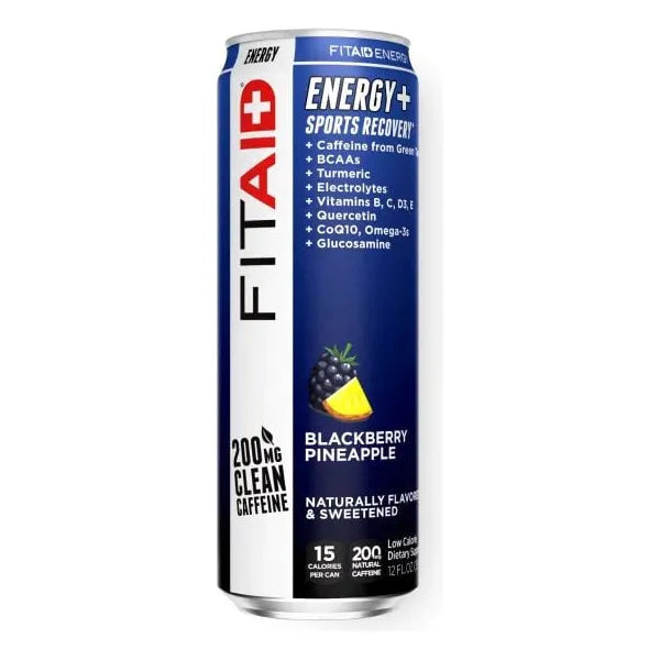 FITAID ENERGY® Sabor Blackberry Pineapple - Bebida Energética y Recuperación Deportiva