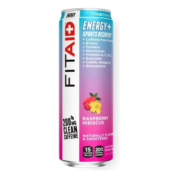 FITAID ENERGY® Sabor Raspberry Hibiscus - Bebida Energética y Recuperación Deportiva